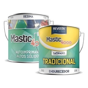Pintura Mastic Epoxi Autoimprimante Altos Soludos Gris - 1 L
