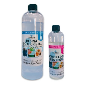 Resina Terminación Cristal 1 Kg 3:1 Mesadas Y Laminados