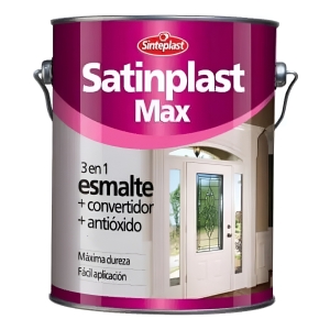 1lt Esmalte Convertidor Satinado 3en1 Satinplast Sinteplast
