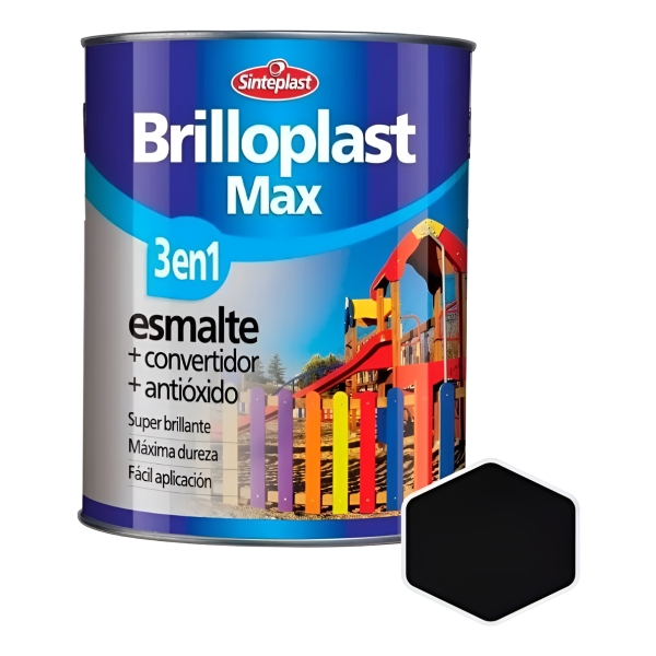 Brilloplast Max 3 En 1 Esmalte Convertidor Sinteplast 250ml - Imagen 3