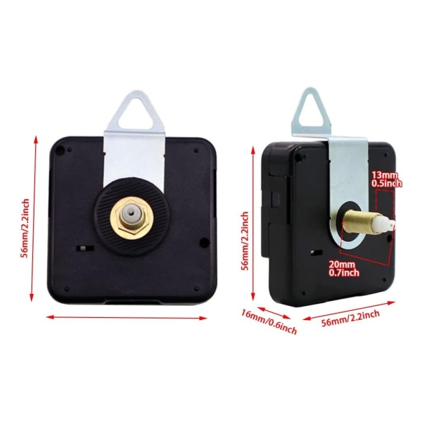 Maquina Reloj Pared A Pila Quartz 5168s Ecopint - Imagen 4
