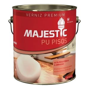 Plastificante Pu Pisos De Madera Majestic 0.9l Super Premium