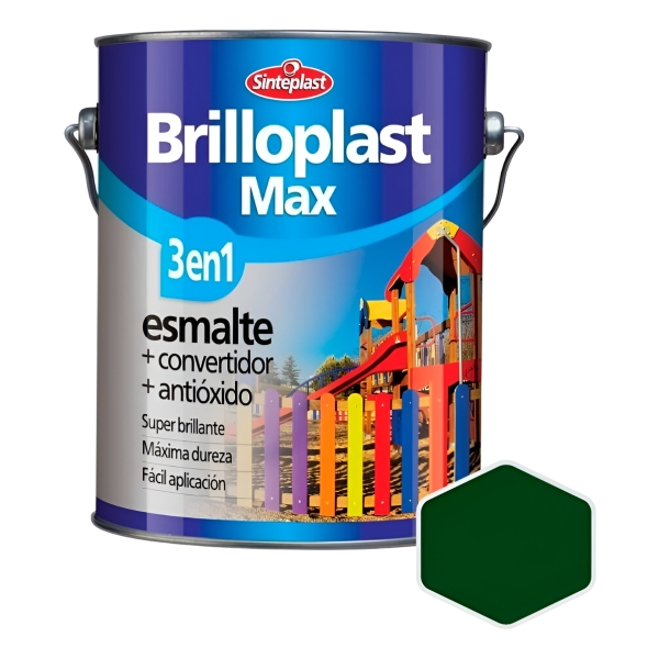 Brilloplast Max 3 En 1 Esmalte Convertidor Sinteplast - 4l - Imagen 27