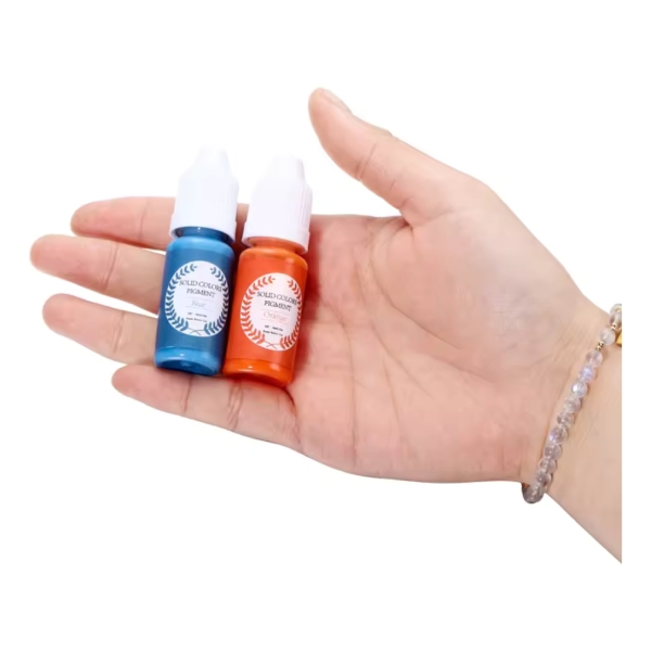Pack Kit 9 Pigmentos Líquido Essense Opaco De 10 Ml Resina - Imagen 2