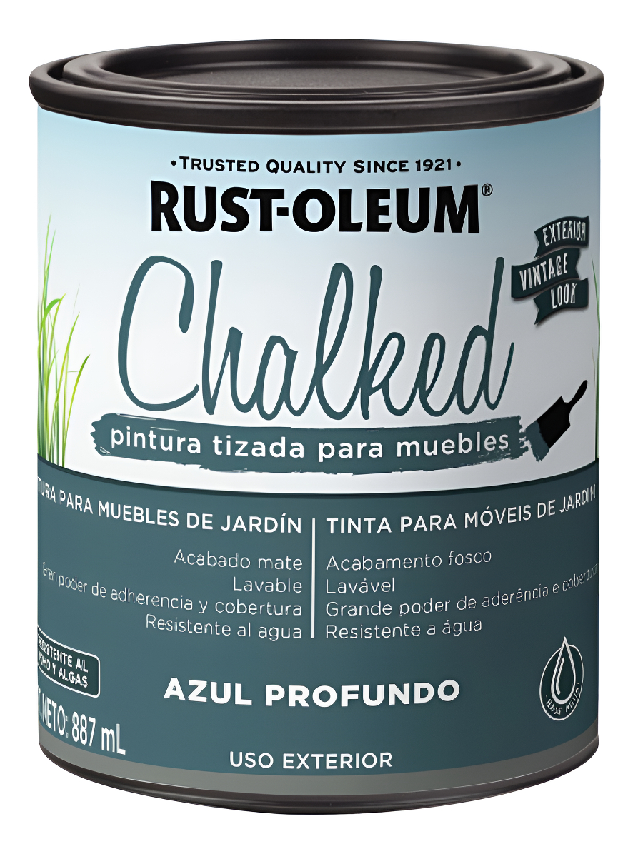 Pintura Tizada De Exterior Chalked Rust Óleum 887 Ml Ecopint - Imagen 16