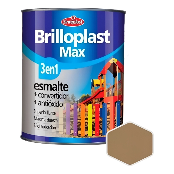 Brilloplast Max 3 En 1 Esmalte Convertidor Sinteplast 250ml - Imagen 46