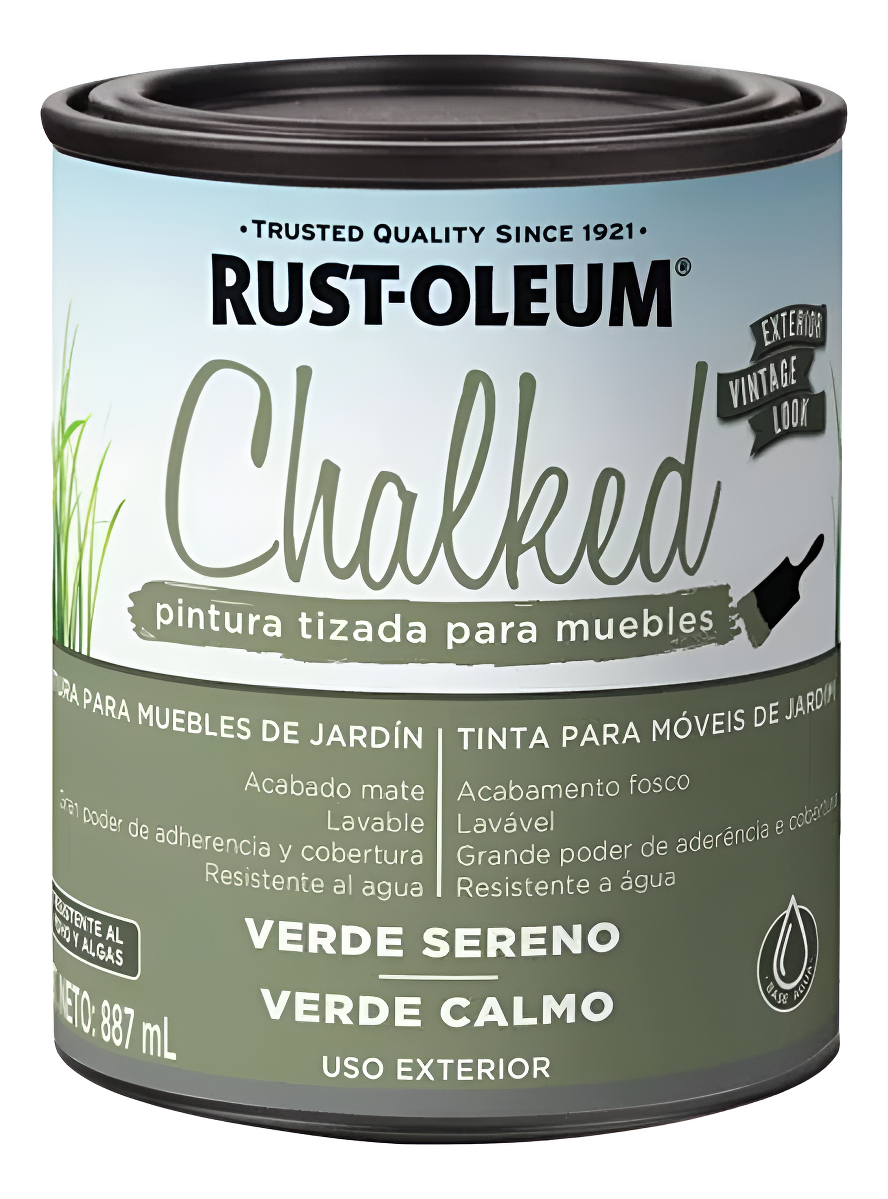 Pintura Tizada De Exterior Chalked Rust Óleum 887 Ml Ecopint - Imagen 32