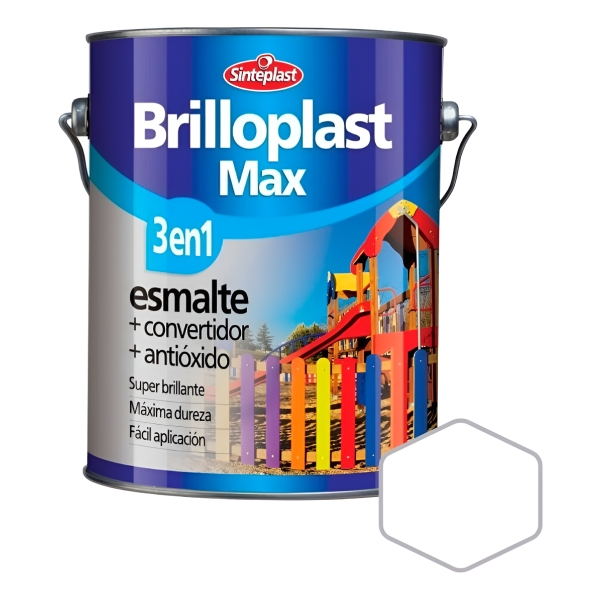Brilloplast Max 3 En 1 Esmalte Convertidor Sinteplast - 4l