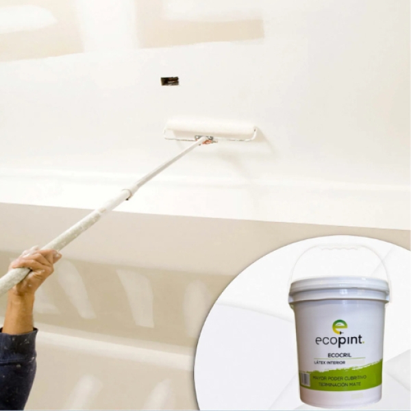 Latex Paredes Y Cielos Raso 20 Litros Blanco + Set Pintor - Imagen 3