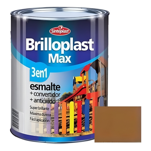 Brilloplast Max 3 En 1 Esmalte Convertidor Sinteplast - 4l - Imagen 48