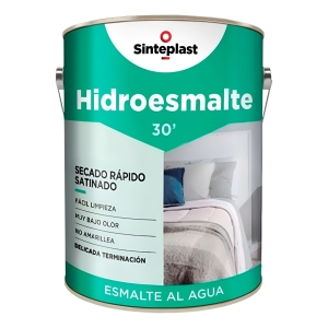Esmalte Al Agua Sinteplast Hidroesmalte Satinado 4lt Ecopint
