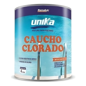 Pintura Para Piscina Caucho Clorado Colores 4 Lts