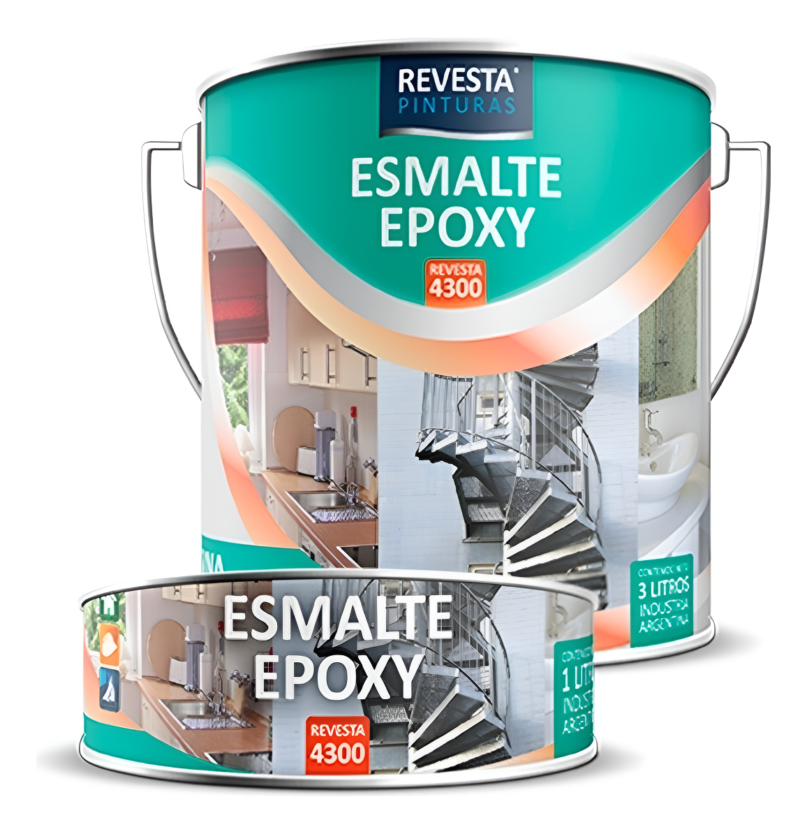 Esmalte Epoxi Brillante Color Preparado - 1 L