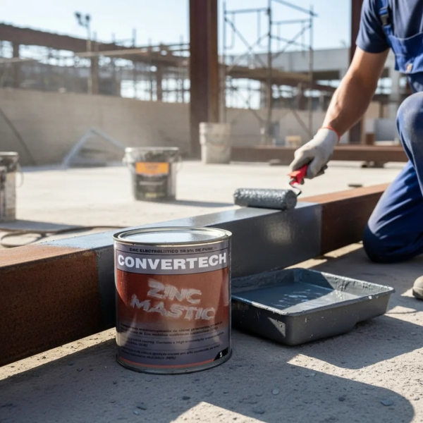 Zinc Rich Mastic Epoxi Convertech 99,9% 1 Lt. ( 3 Kg.) - Imagen 3