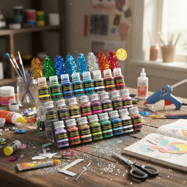 Glitter Chunky Holográfico Set 24 Colores Para Resina 8-10gr - Imagen 6
