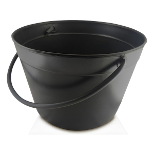 Balde Económico Negro De Pvc Multiuso 10l Ecopint