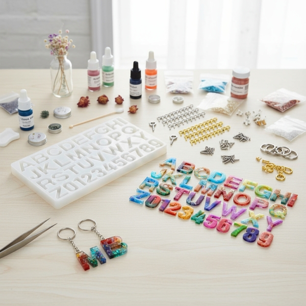Molde Silicona 1568 / Set 353 Piezas G4 + Resina Arte & Joye - Imagen 6