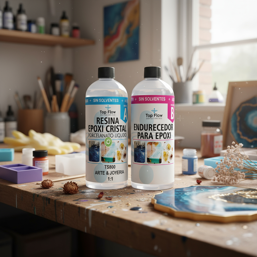 Kit Resina Arte Y Joyeria Con 4 Pigmentos Mica Polvo 10 Grs - Imagen 5