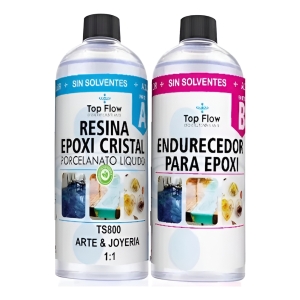 Resina Epoxi Top Flow Arte Y Joyeria A+b 2kg -ecopint