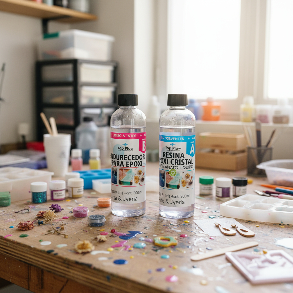 Kit Resina Arte Y Joyeria Con 4 Pigmentos Mica Polvo 10 Grs - Imagen 4