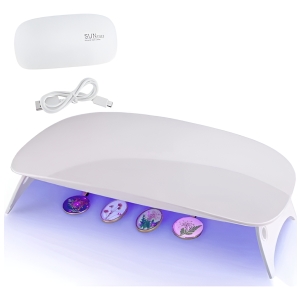Lámpara Uv Mini Cabina De Secado 6w Sun Para Resina Uv