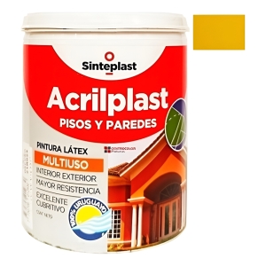 Pintura Latex Para Pisos Acrilplast Multiuso 4lt Sinteplast