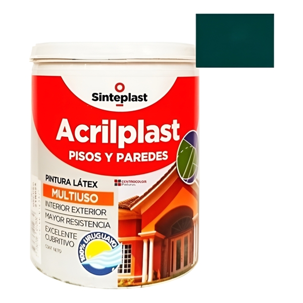 Pintura Latex Para Pisos Acrilplast Multiuso 4lt Sinteplast - Imagen 45