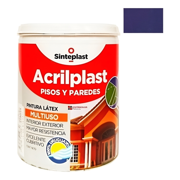 Pintura Latex Para Pisos Acrilplast Multiuso 4lt Sinteplast - Imagen 29