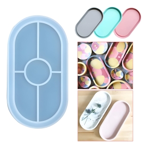 Molde Silicona Bandeja Ovalada Posavasos 1556 - G1