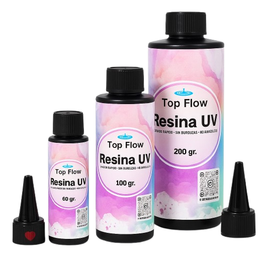 Resina Uv Líquido Transparente De Curado Uv - 100 Gr. - Imagen 4