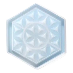 Molde Silicona 4857/11 Posavaso Hexagonal 11 X 9.5cm Ecopint