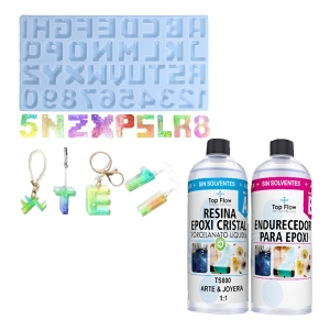 Molde Silicona / Set Abc Pixelado - G1