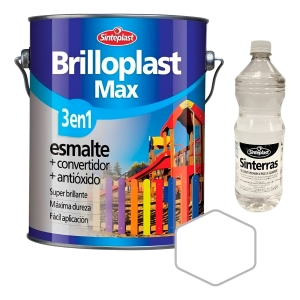 Brilloplast 3en1 Esmalte Convertidor Sinteplast Blanco 20lt