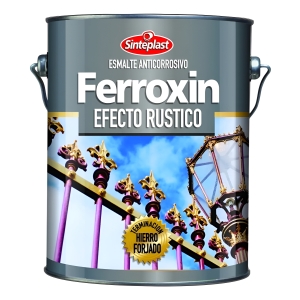 1lt Esmalte Efecto Rustico Anticorrosivo Ferroxin Sinteplast