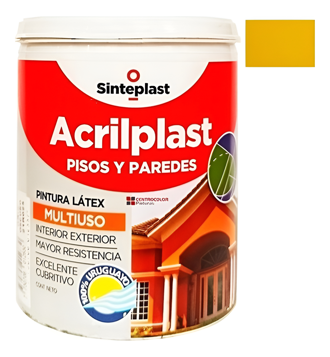 Pintura Latex Para Pisos Acrilplast Multiuso 10lt Sinteplast - Imagen 6
