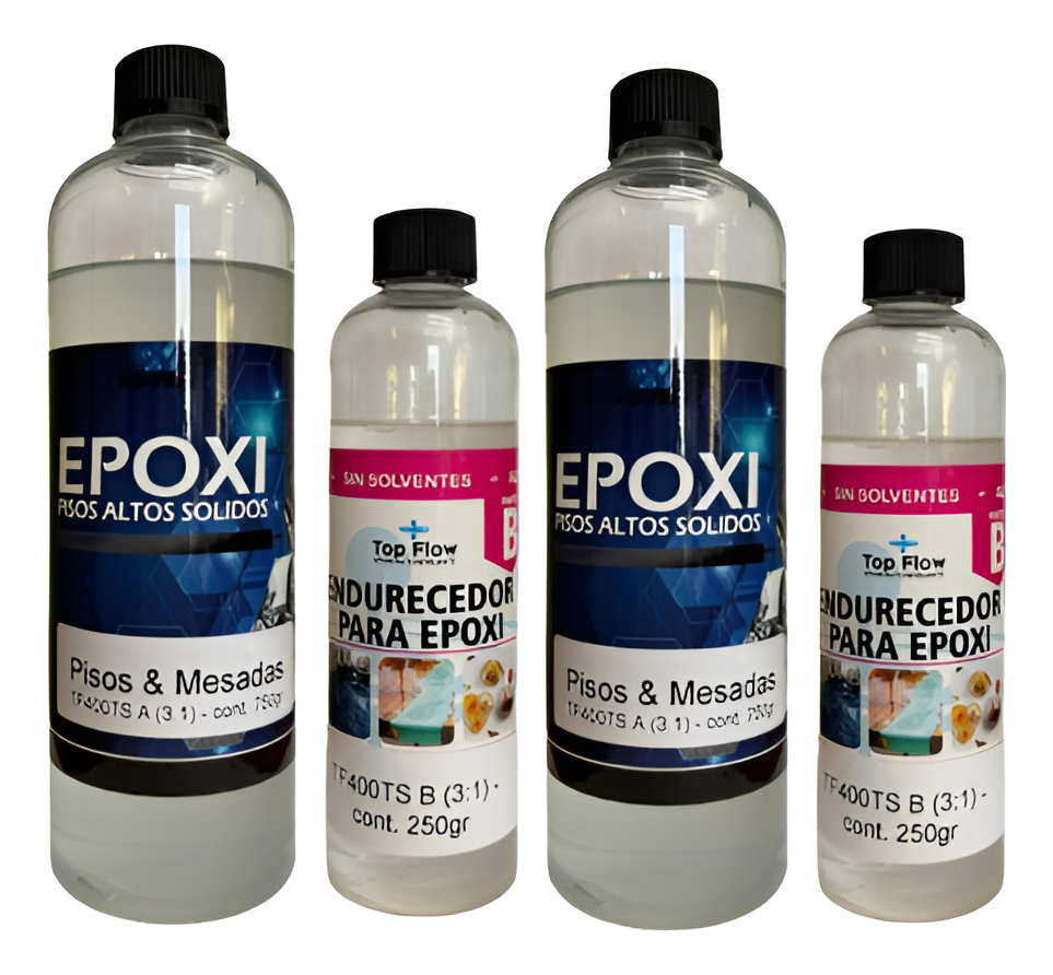 Resina Epoxi Pisos Y Mesadas A + B 2kg 3-1 - Ecopint