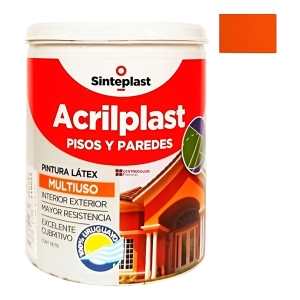 Pintura Latex Para Pisos Acrilplast Multiuso 1lt Sinteplast
