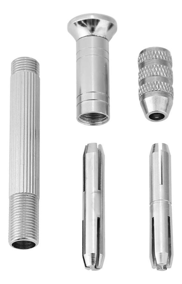 Mini Taladro Manual Con 10 Mechas Para Artesanías Resina - Imagen 6