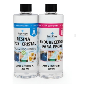 Resina Epoxi Artesania Y Joyeria A +b 600ml 1:1 - Ecopint