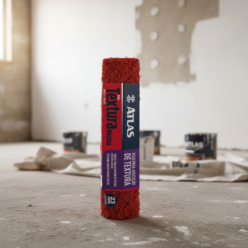 Rodillo Textura Rustico 23 Cm Complete X1 Atlas - Imagen 3