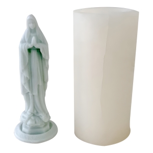 Molde De Silicona - Virgen Maria Para Resina Velas