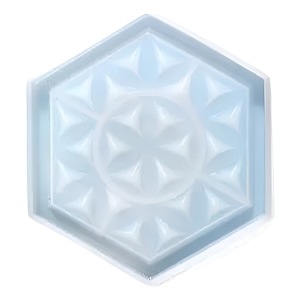 Molde Silicona 4857/11 Posavaso Hexagonal 11 X 9.5cm Ecopint