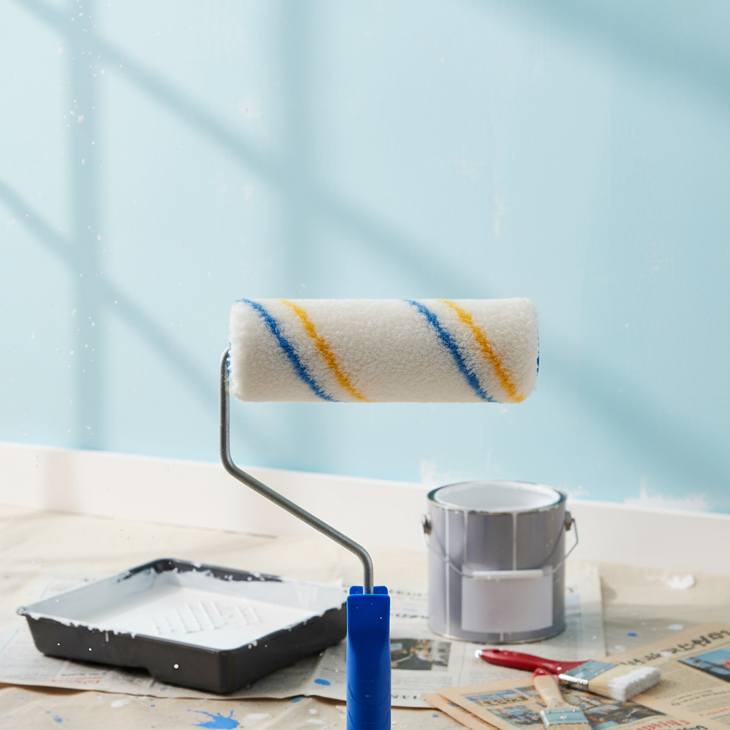 Set 10 Mini Rodillos Multiuso 10 Cm Y 1 Mango Ecopint - Imagen 3