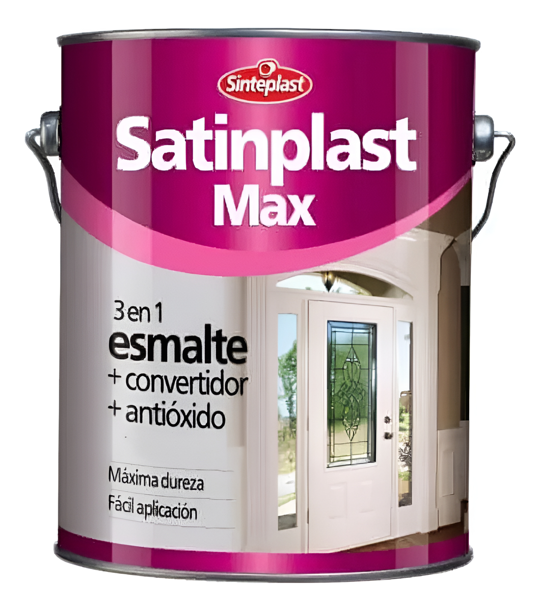4lt Esmalte Convertidor Mate 3en1 Satinplast Sinteplast - Imagen 3