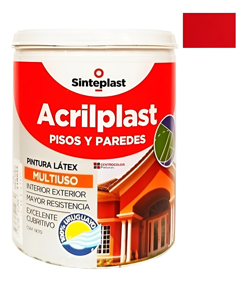 Pintura Latex Para Pisos Acrilplast Multiuso 10lt Sinteplast - Imagen 16