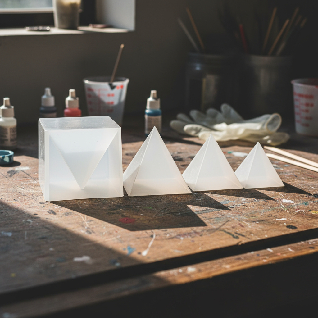 Molde Silicona 1452 6 Piezas Piramide Ecopint - Imagen 8