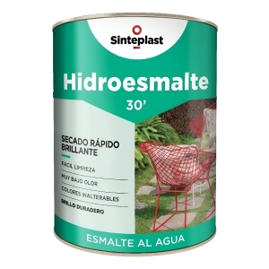 Esmalte Al Agua Sinteplast Hidroesmalte Satinado 1 L Ecopint
