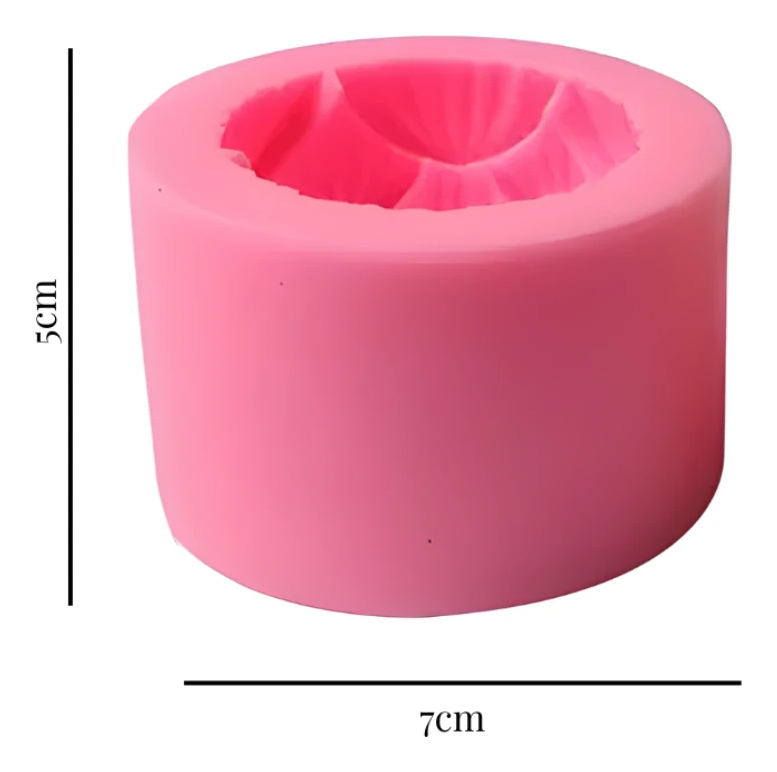 Molde Silicona Flor De Loto Velas Jabones Resina - Imagen 2