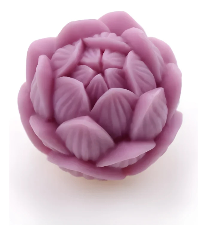 Molde Silicona Flor De Loto Velas Jabones Resina - Imagen 6