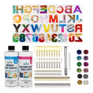 Molde Silicona 1569 / Set 236pz Abc - G4